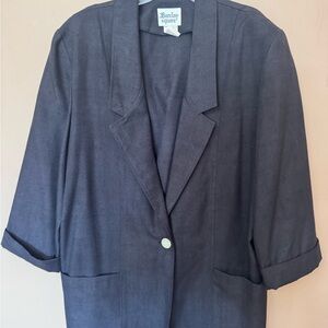 Vintage Barclay Square Black Women’s Blazer Jacket